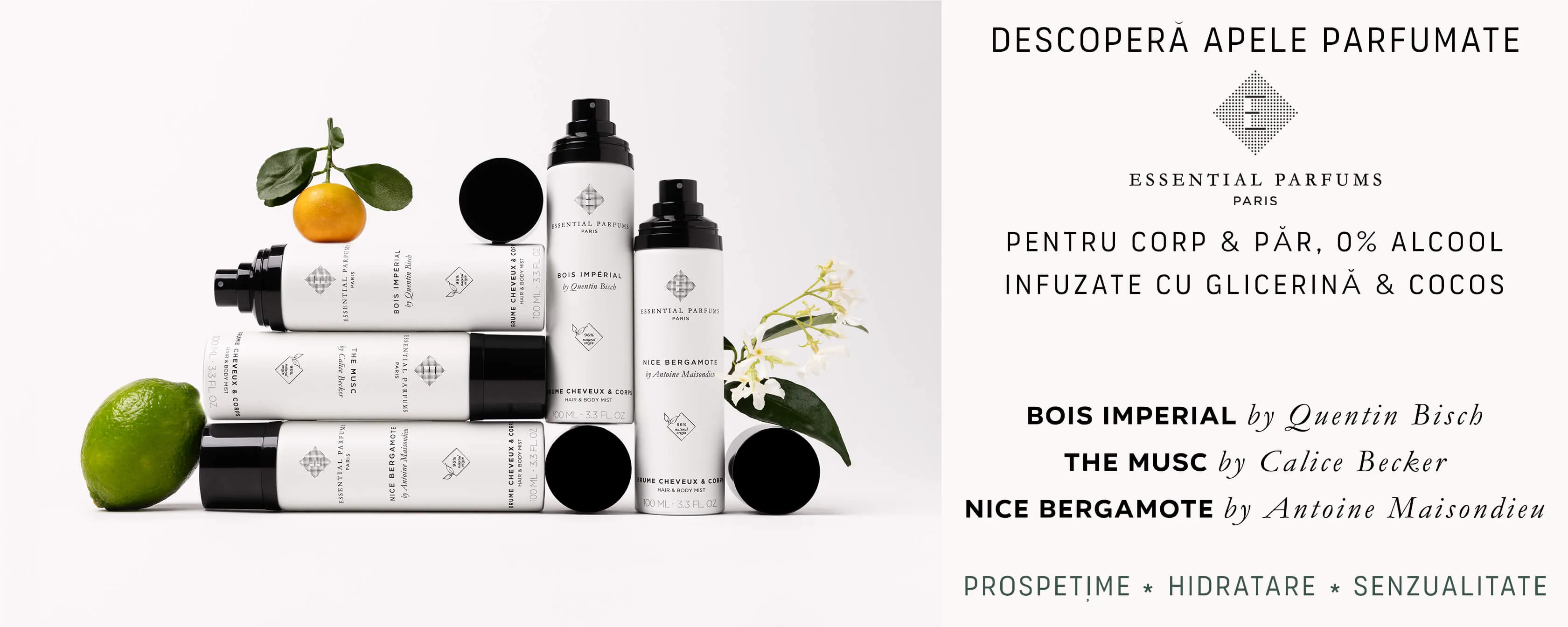 Essential Parfums - apa parfumata pentru corp si par