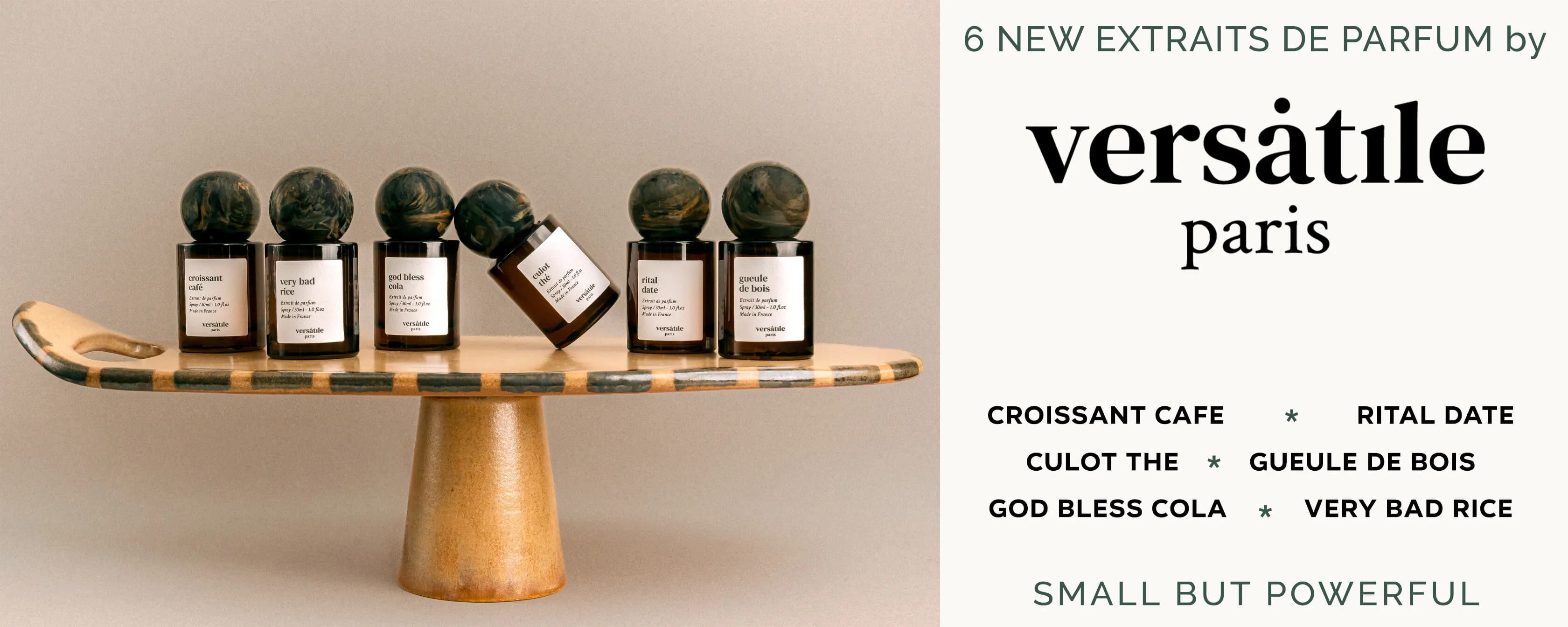 Versatile Paris - new perfume extracts