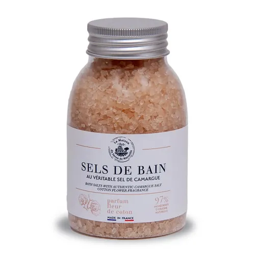 Sare marină pentru baie<br>Fleur de coton Sare marină pentru baie<br>Fleur de coton